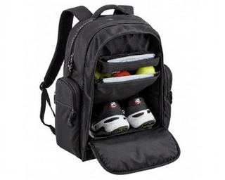 Stylish tennis backpack with multiple compartments